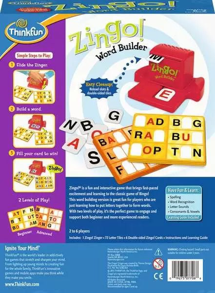 Zingo Word Builder - Tools 4 Teaching