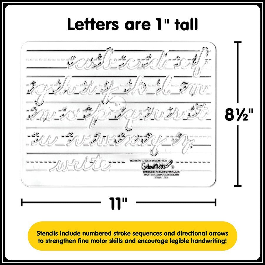 School - Rite® Handwriting Instruction Guides - Lowercase Cursive - Tools 4 Teaching