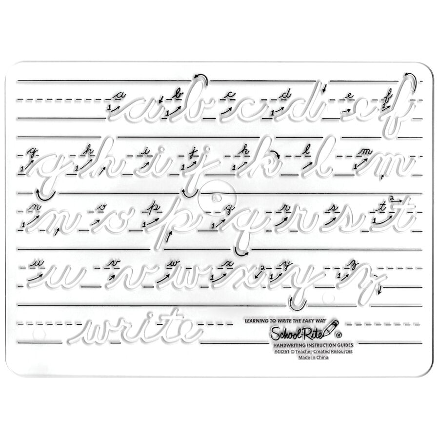 School - Rite® Handwriting Instruction Guides - Lowercase Cursive - Tools 4 Teaching