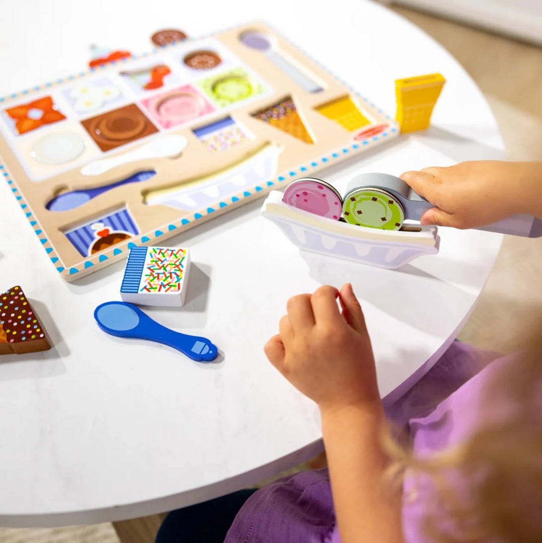 Wooden Magnetic Ice Cream Puzzle - Tools 4 Teaching