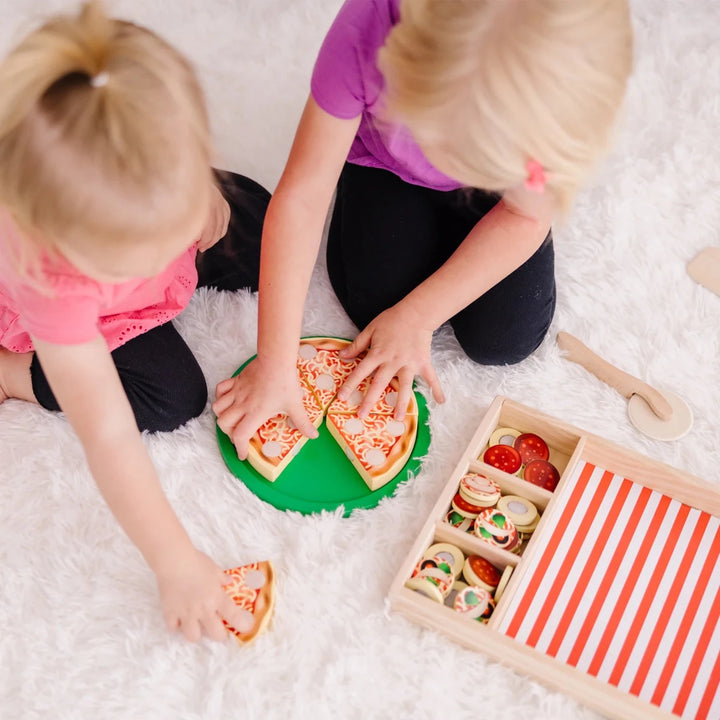 Pizza Party Wooden Play Food - Tools 4 Teaching