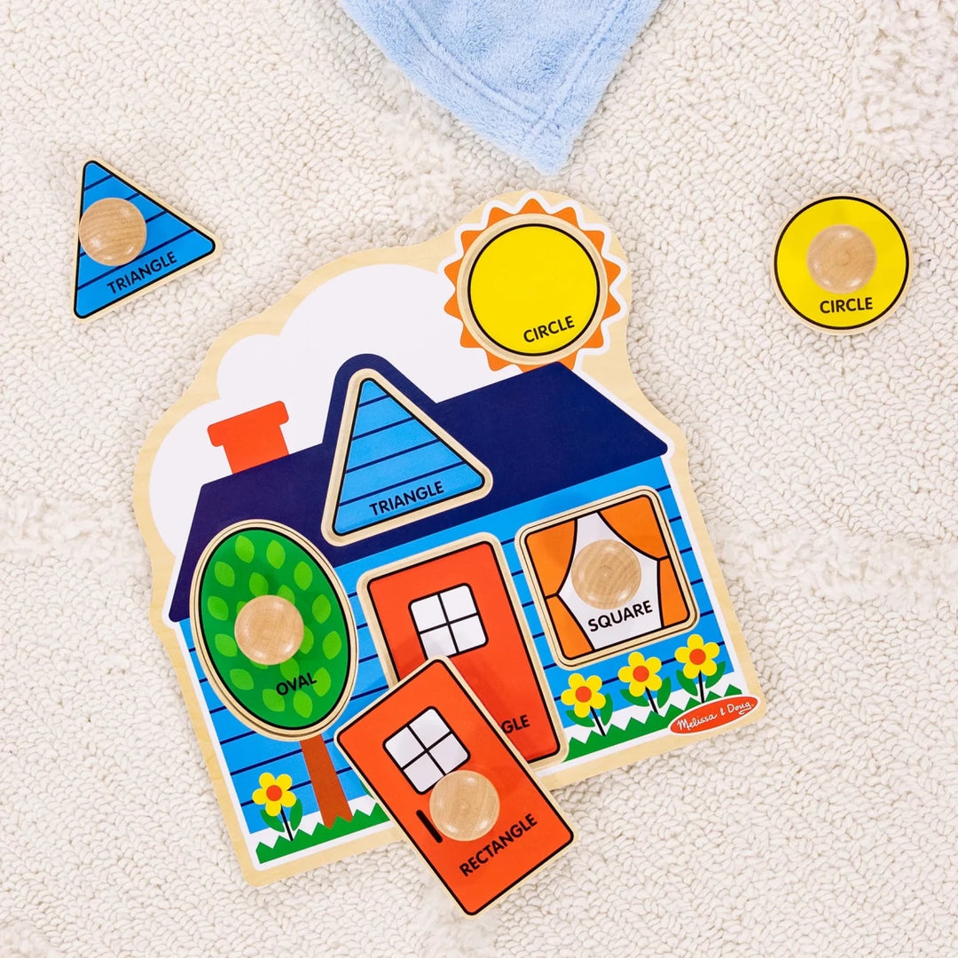 First Shapes Jumbo Knob Wooden Puzzle - Tools 4 Teaching