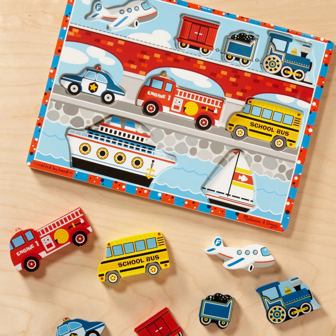 Vehicles Chunky Puzzle - Tools 4 Teaching