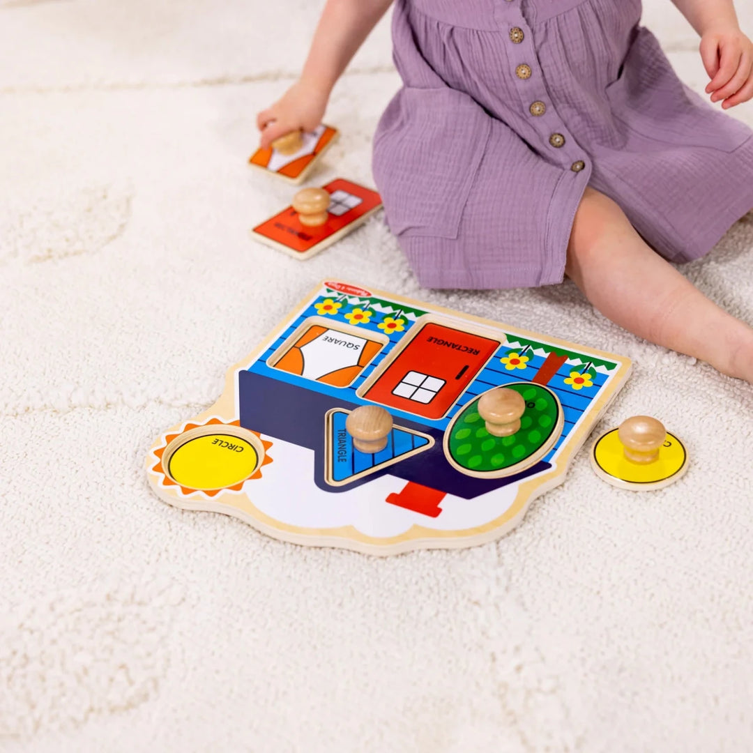 First Shapes Jumbo Knob Wooden Puzzle - Tools 4 Teaching