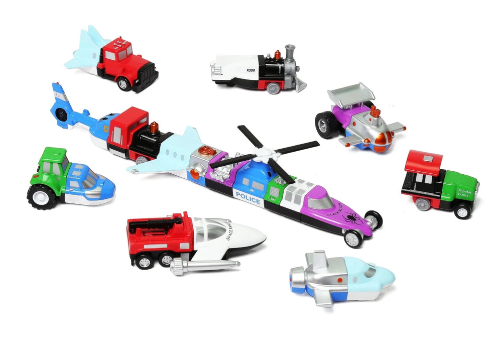 Magnetic Mix or Match Vehicles Deluxe 2 - Tools 4 Teaching