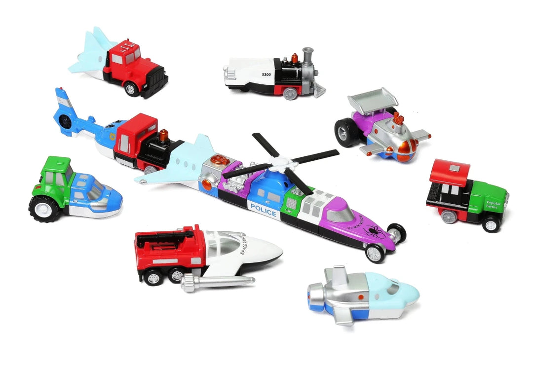 Magnetic Mix or Match Vehicles Deluxe 2 - Tools 4 Teaching