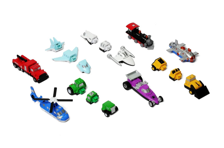 Magnetic Mix or Match Vehicles Deluxe 2 - Tools 4 Teaching