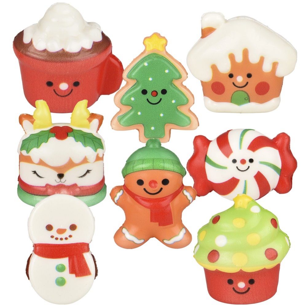 2" Christmas Fun Treats Micro Squish (Assorted)
