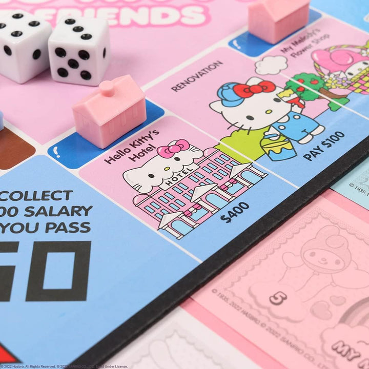 *Hello Kitty And Friends Vacation Monopoly - Tools 4 Teaching