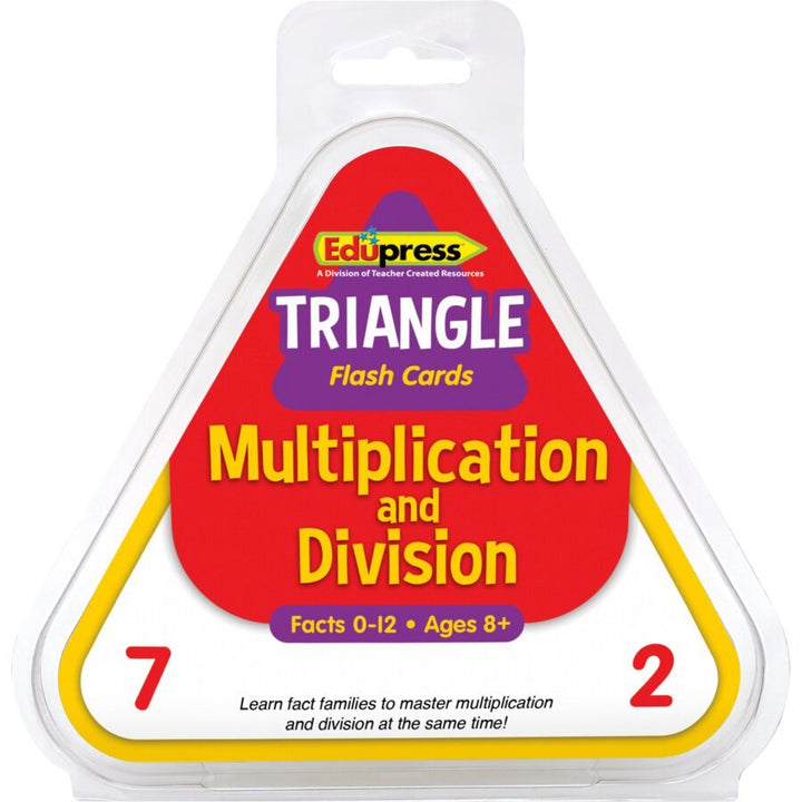 Multiplication and Division Triangle Flash Cards - Tools 4 Teaching