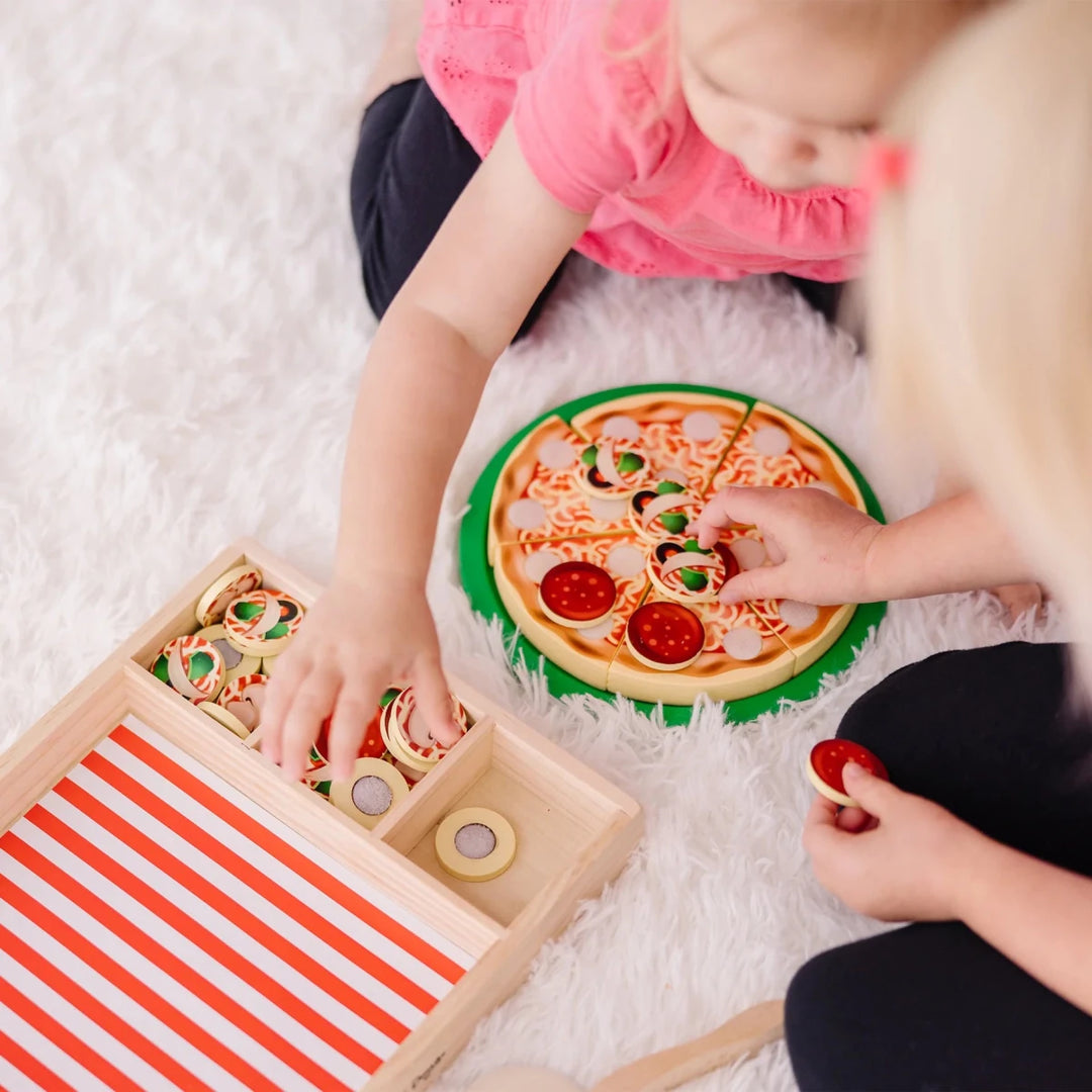 Pizza Party Wooden Play Food - Tools 4 Teaching