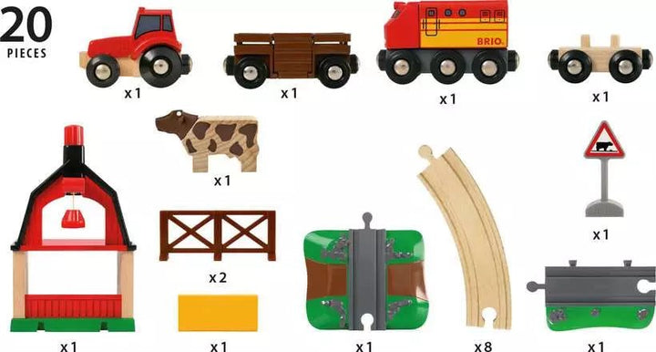 BRIO® WORLD - Farm Railway Set - Tools 4 Teaching