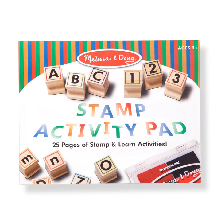Deluxe Wooden Stamp Set ABCs - 123s - Tools 4 Teaching