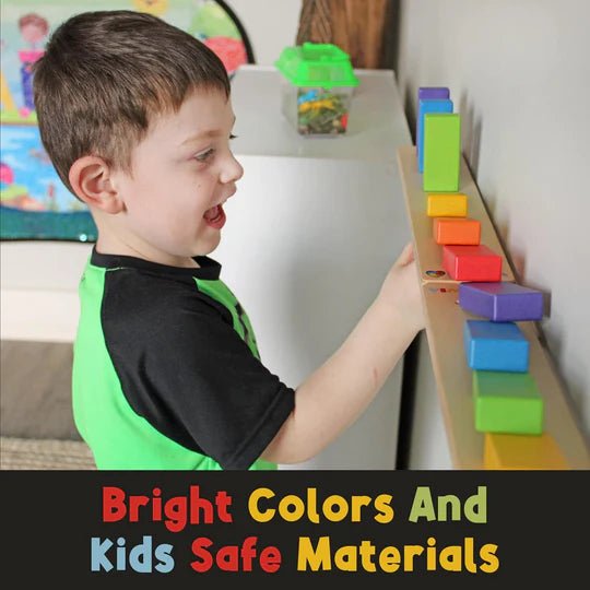 Falling Wood Domino Wall - Tools 4 Teaching