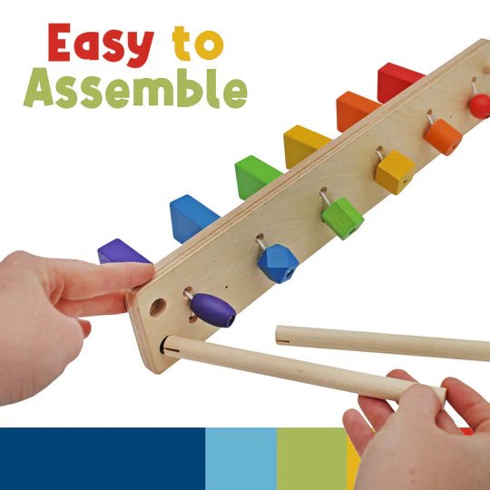 Falling Wood Domino Wall - Tools 4 Teaching