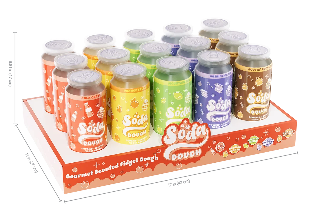Soda Dough (Assorted/ One Unit Per Sale)
