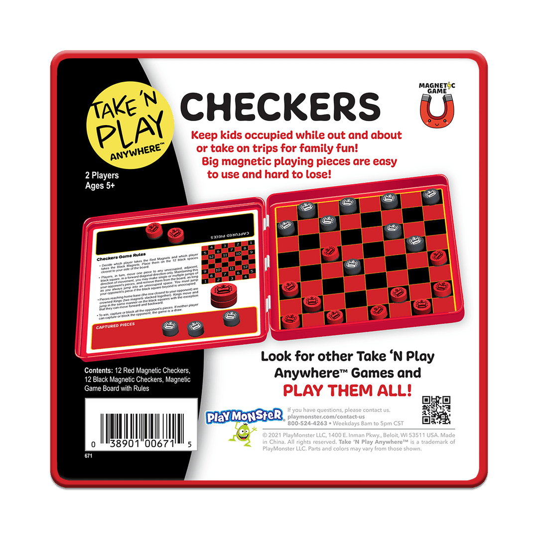 Take N Play Checkers Game - Tools 4 Teaching