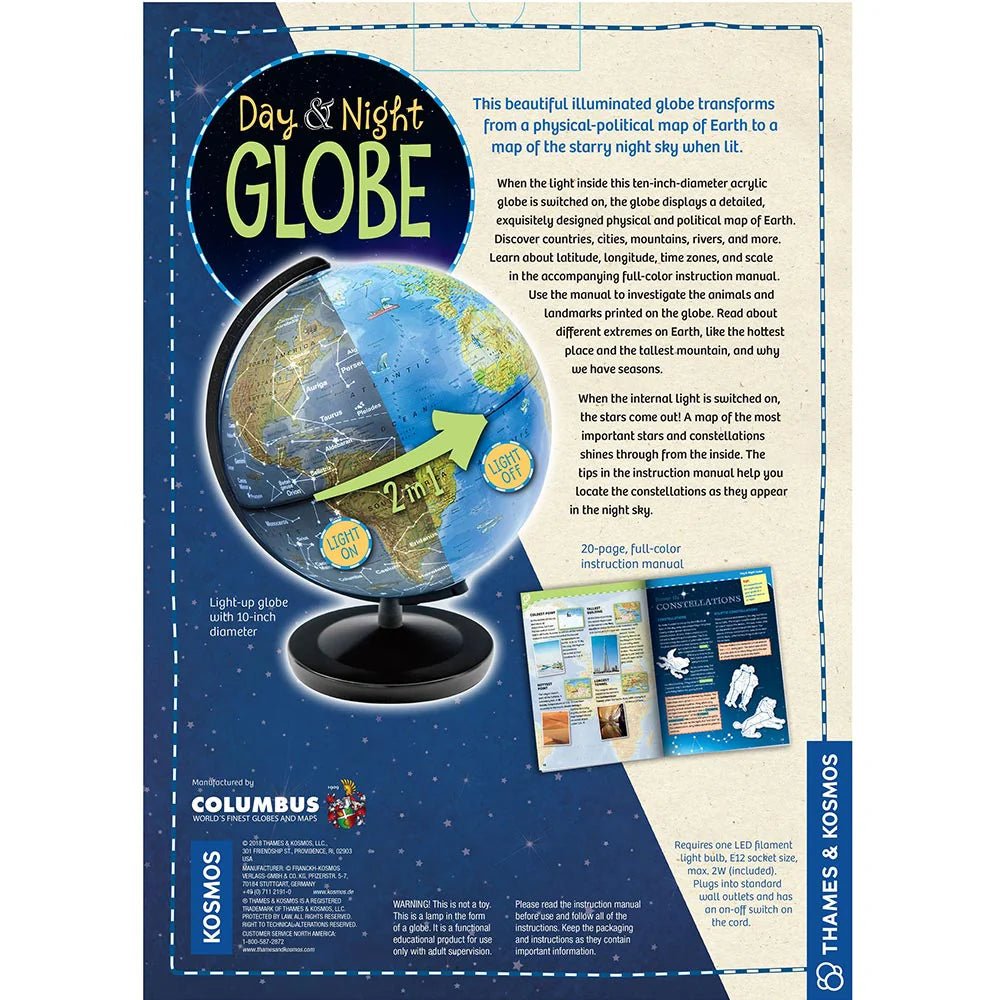 Day & Night Globe - Tools 4 Teaching