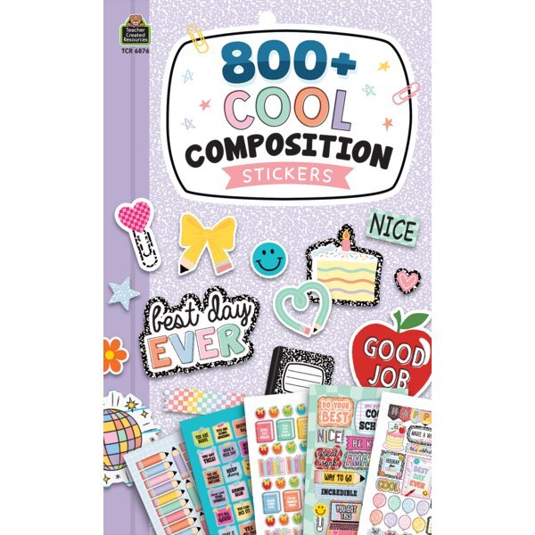 Cool Composition Sticker Pad - Tools 4 Teaching