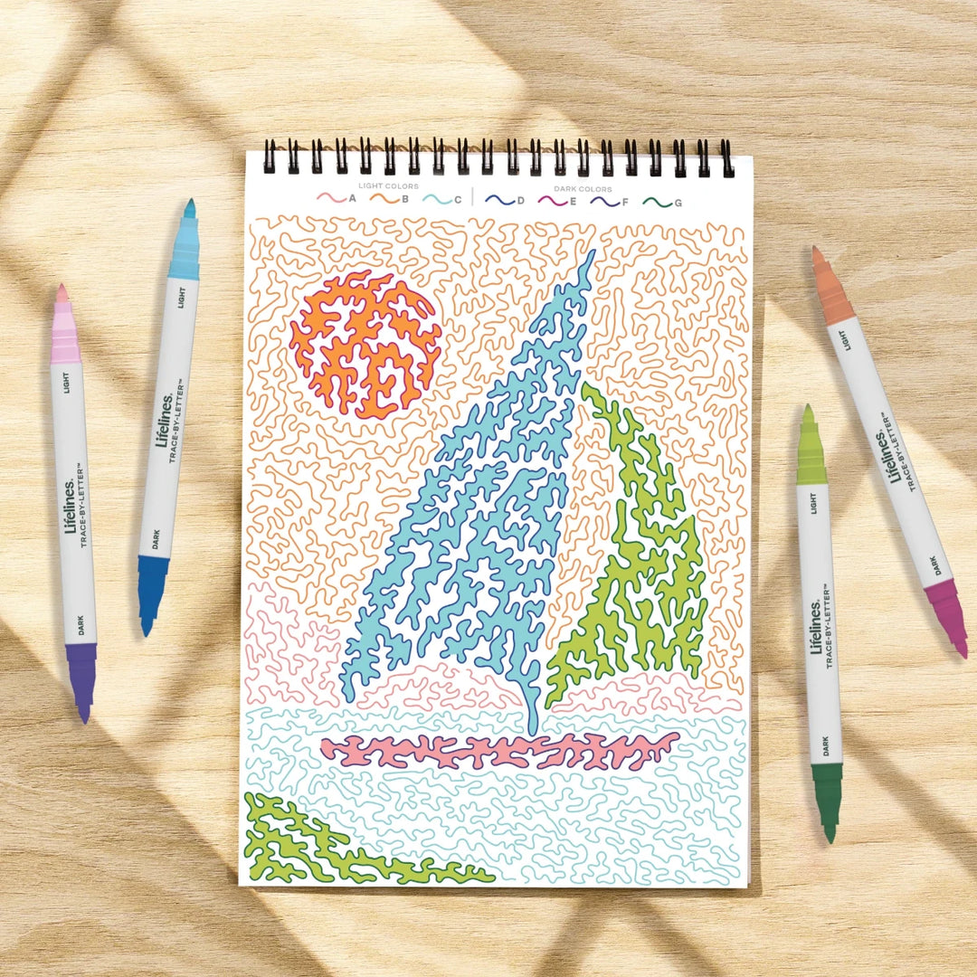 Lifelines® FlowArt® Trace - By - Letter Pack Your Bags - Tools 4 Teaching