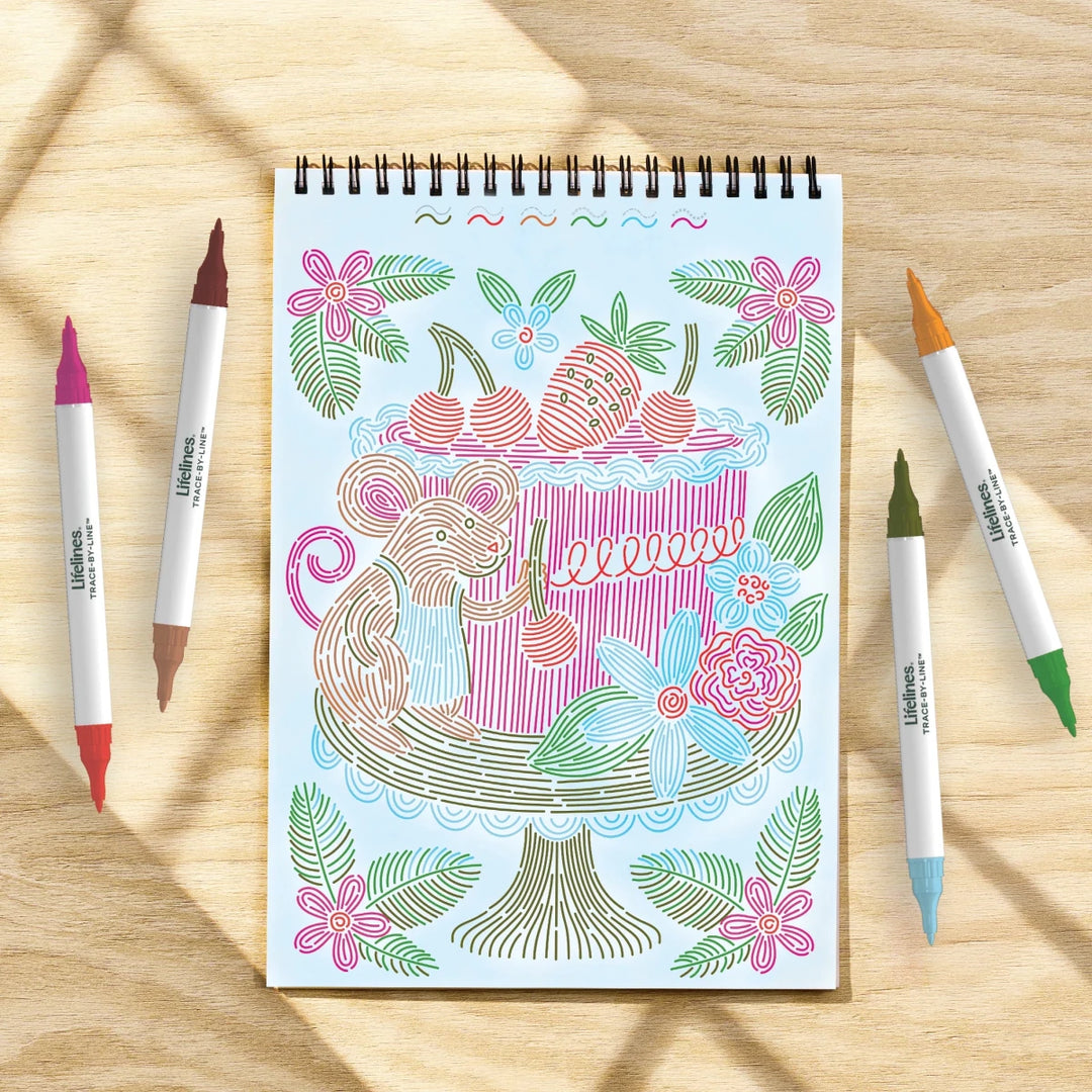 Lifelines® FlowArt® Trace - By - Line Woodland Whimsy - Tools 4 Teaching
