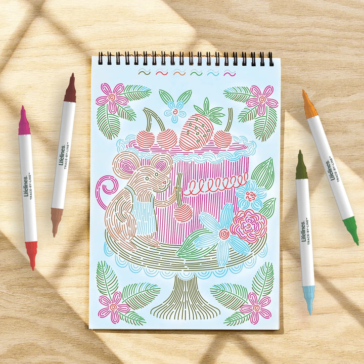 Lifelines® FlowArt® Trace - By - Line Woodland Whimsy - Tools 4 Teaching