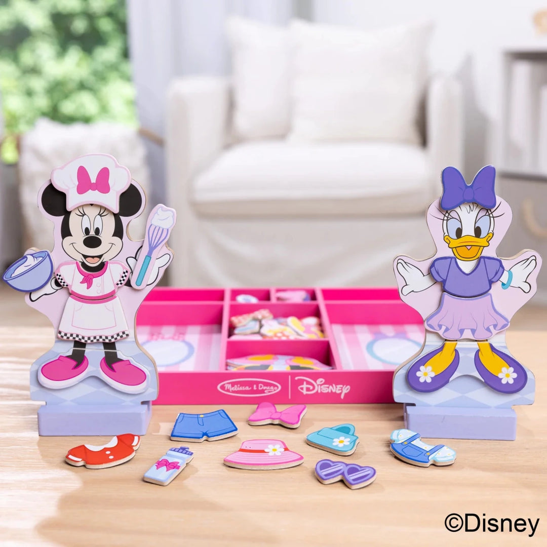 Minnie &amp; Daisy Wooden Magnetic Dress Up - Tools 4 Teaching