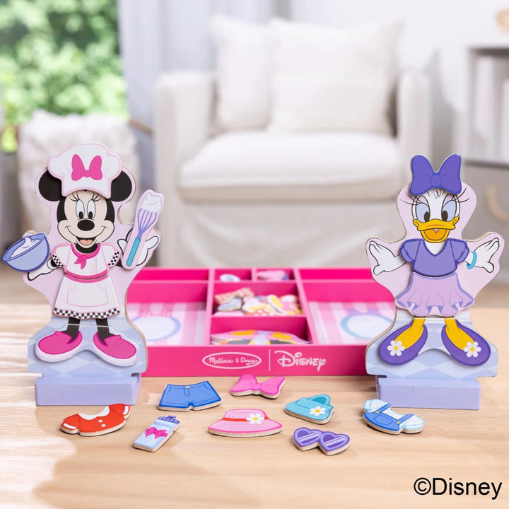 Minnie &amp; Daisy Wooden Magnetic Dress Up - Tools 4 Teaching