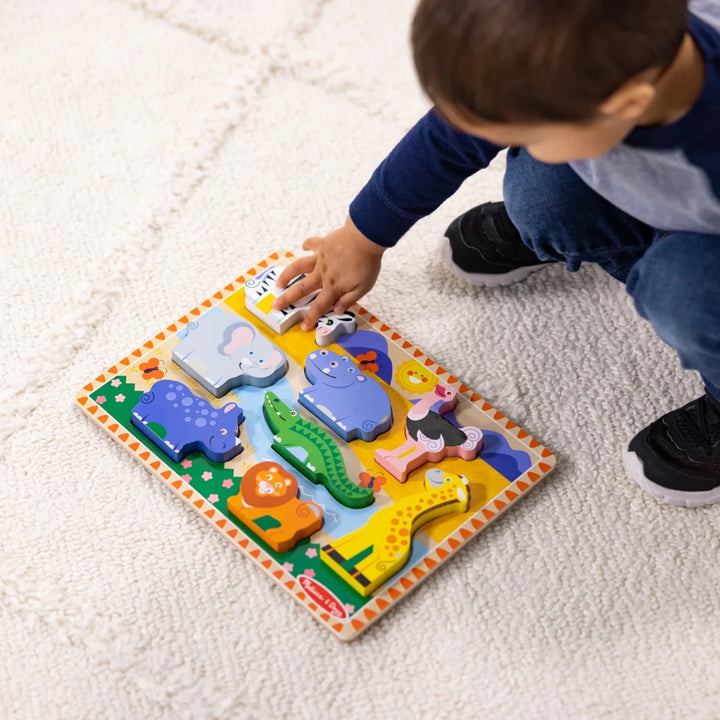 Safari Animals Chunky Puzzle - Tools 4 Teaching