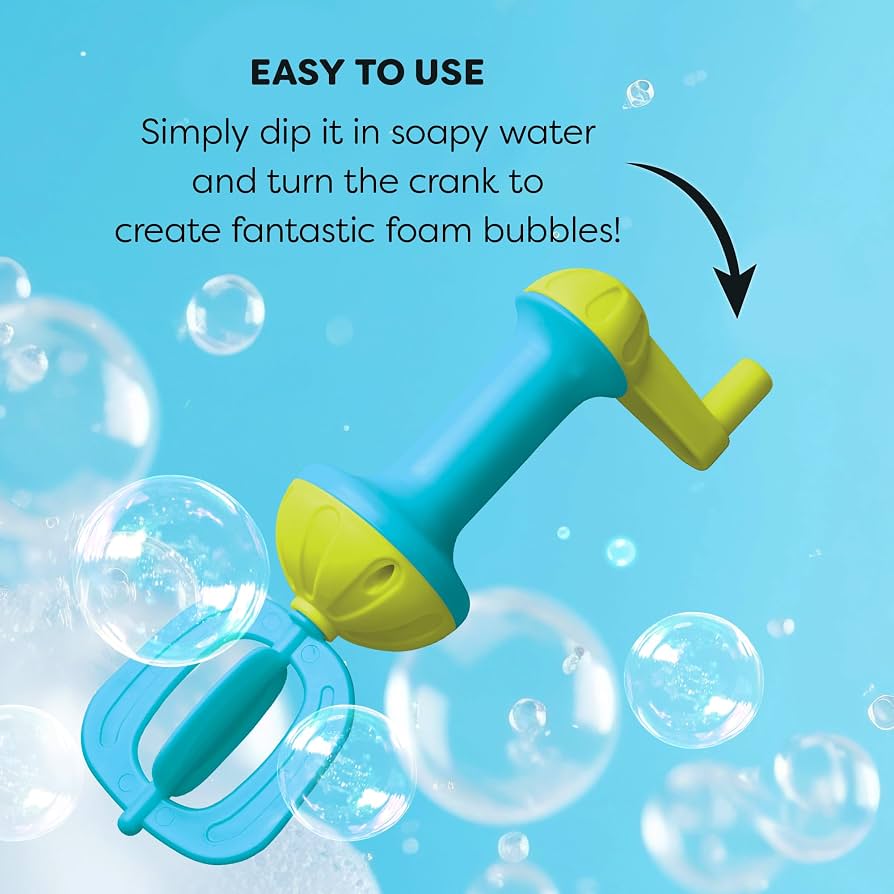 Bubble Bath Whisk in Blue