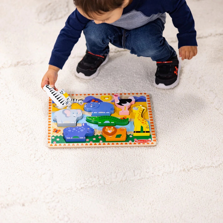 Safari Animals Chunky Puzzle - Tools 4 Teaching