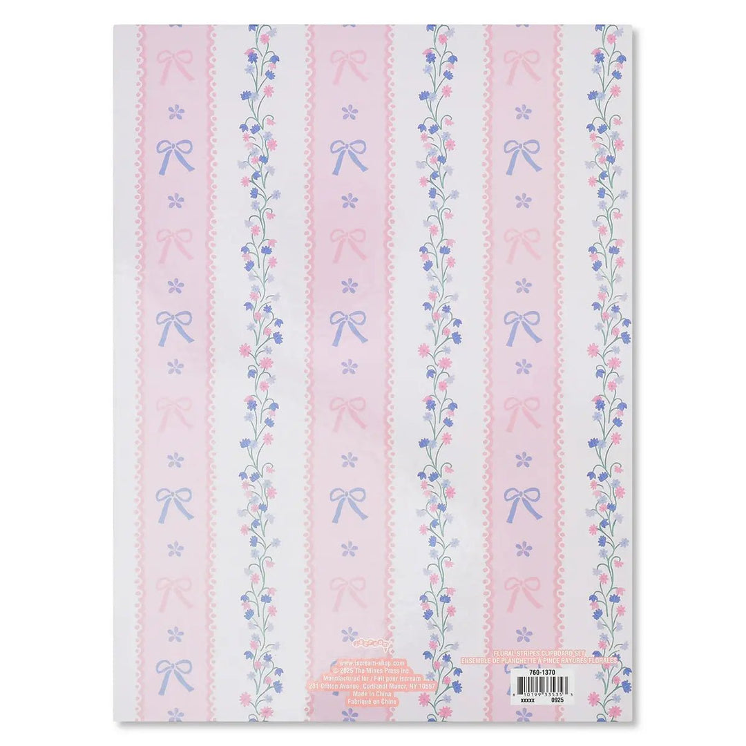 Floral Stripes Clipboard Set - Tools 4 Teaching