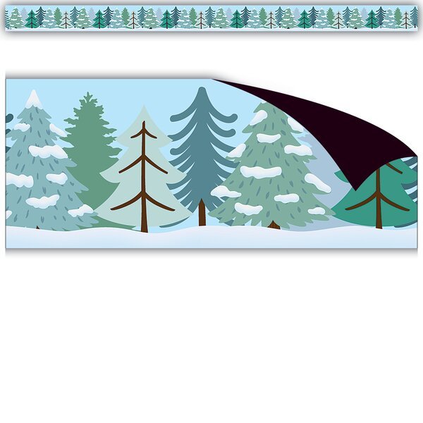Winter Trees Magnetic Border - Tools 4 Teaching