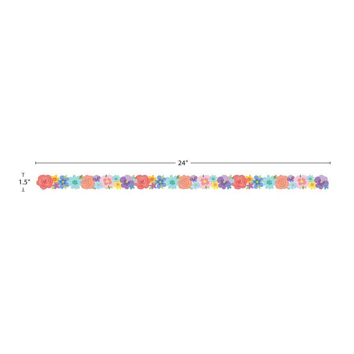 Spring Flowers Magnetic Border - Tools 4 Teaching