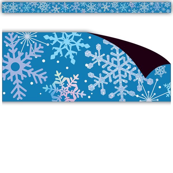Snowflakes Magnetic Border - Tools 4 Teaching