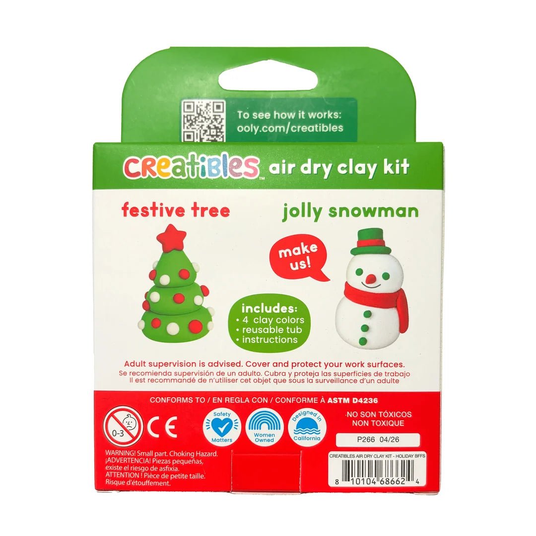 Creatives Air Dry Clay Kit- Holiday BFFs - Tools 4 Teaching