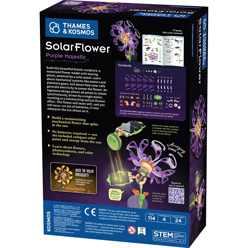 Solar Flower: Purple Majestic
