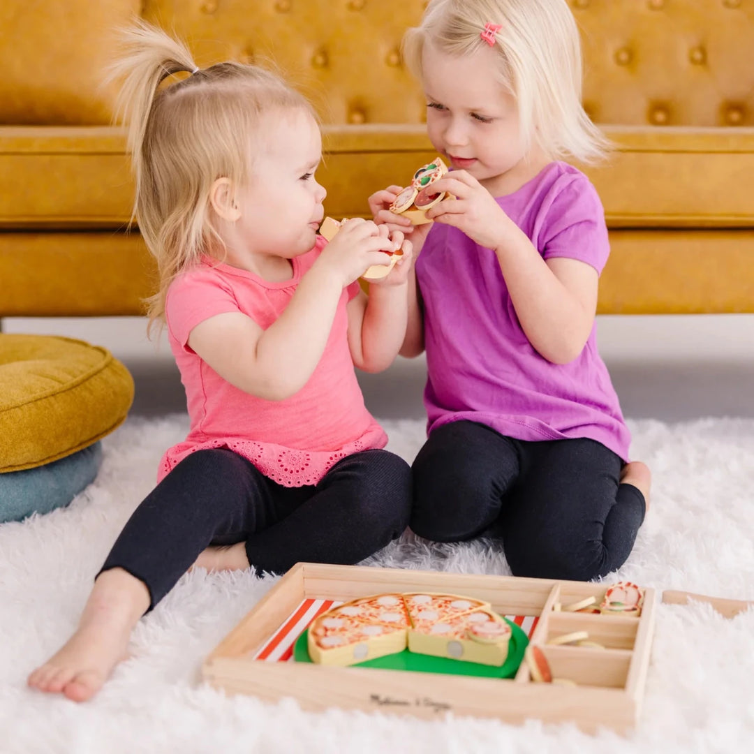 Pizza Party Wooden Play Food - Tools 4 Teaching