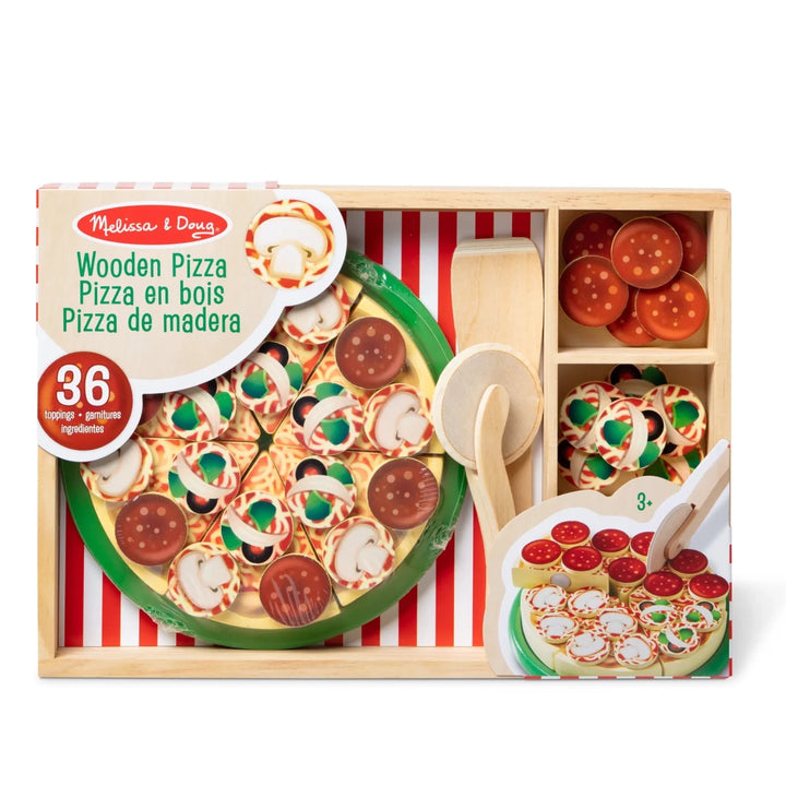 Pizza Party Wooden Play Food - Tools 4 Teaching