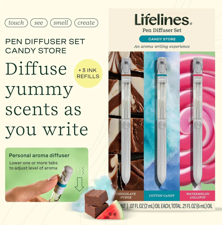 Lifelines® - Yummy Pens Gift Set - Candy Store - Tools 4 Teaching