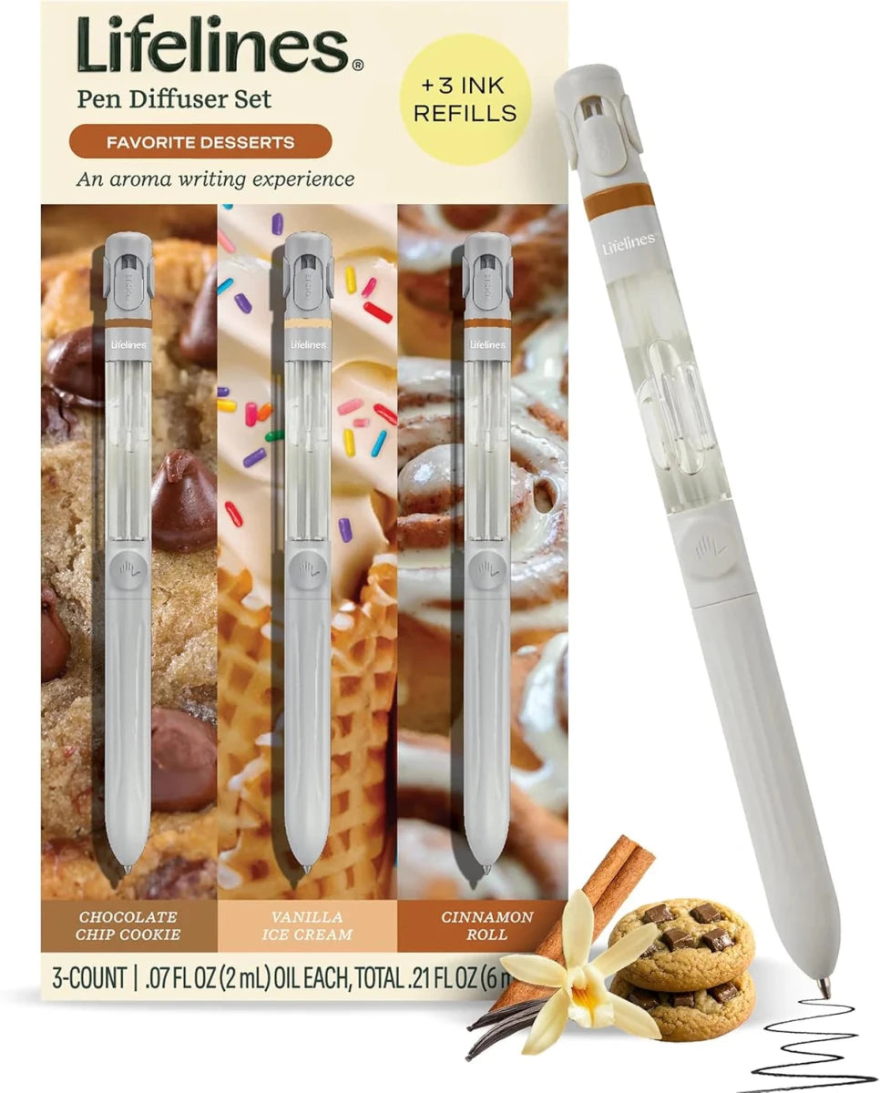 Lifelines® - Yummy Pens Gift Set - Favorite Desserts - Tools 4 Teaching