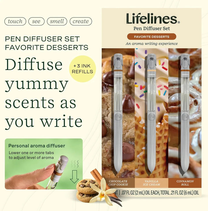 Lifelines® - Yummy Pens Gift Set - Favorite Desserts - Tools 4 Teaching