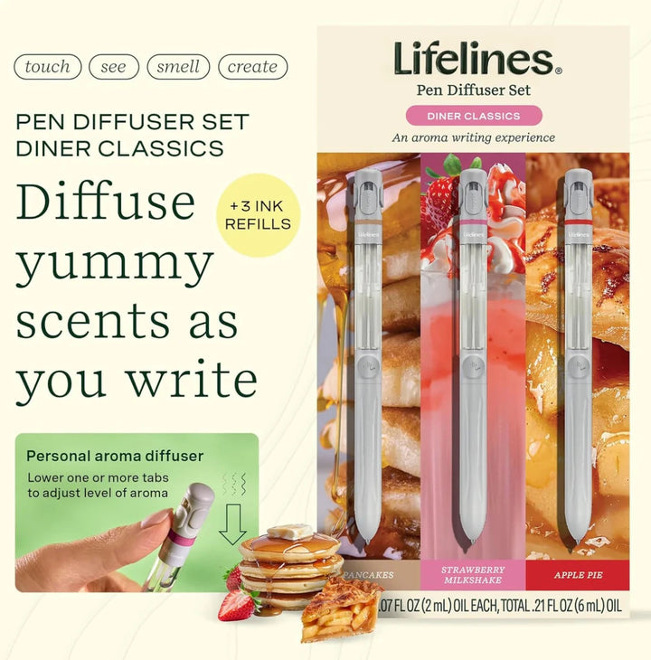 Lifelines® - Yummy Pens Gift Set - Diner - Tools 4 Teaching
