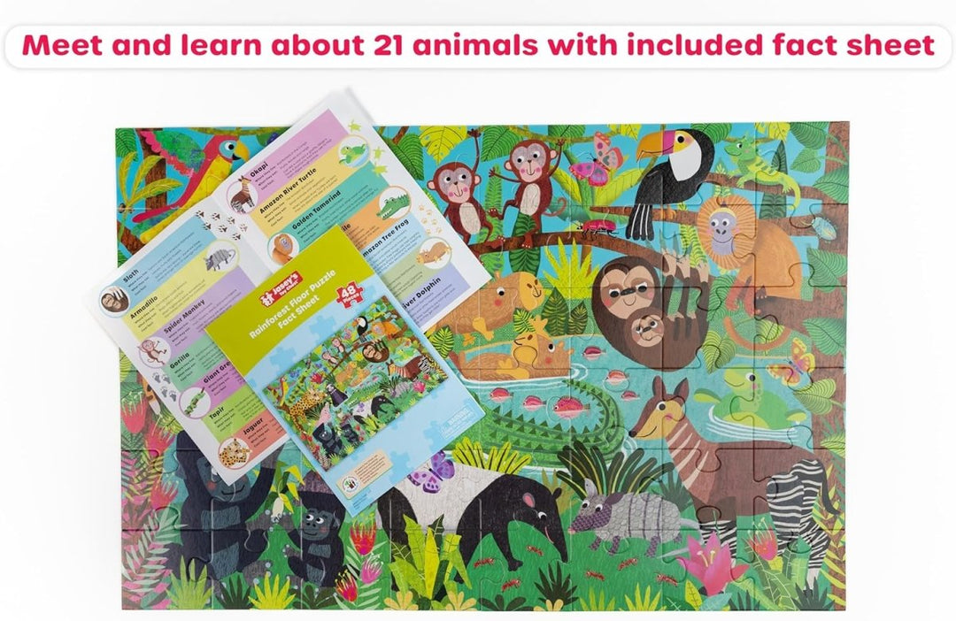 Rainforest Floor Puzzle - Tools 4 Teaching