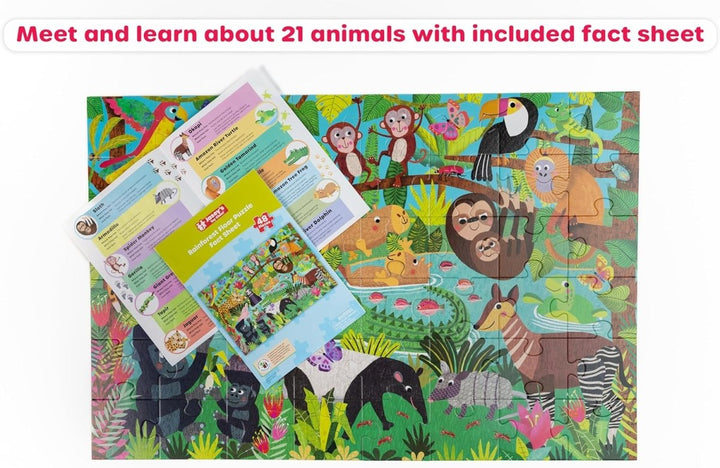 Rainforest Floor Puzzle - Tools 4 Teaching