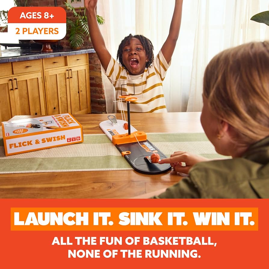 Flick & Swish- Basketball Hook & Ring Game - Tools 4 Teaching