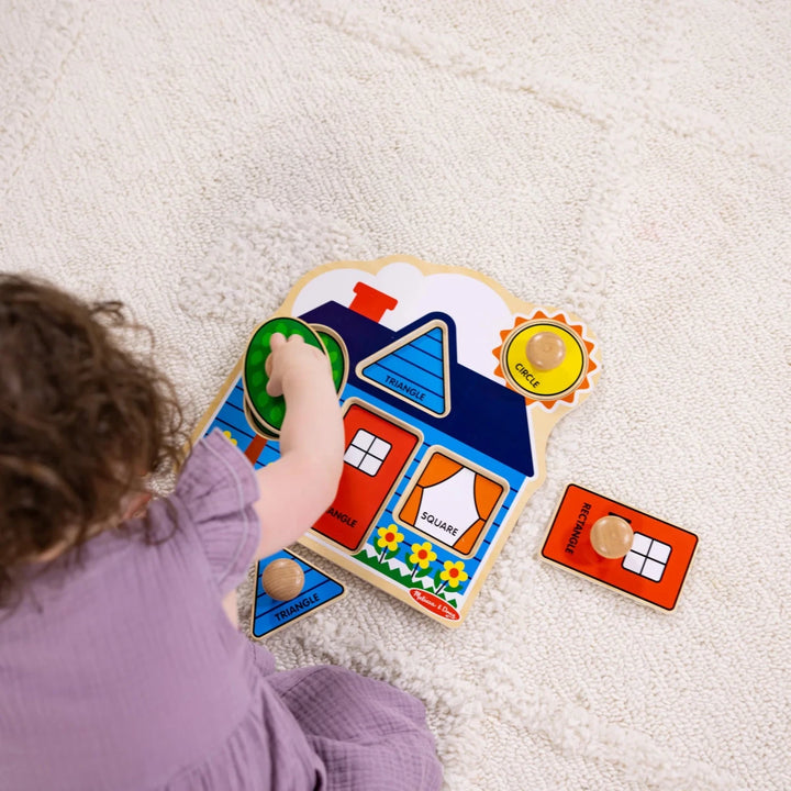First Shapes Jumbo Knob Wooden Puzzle - Tools 4 Teaching