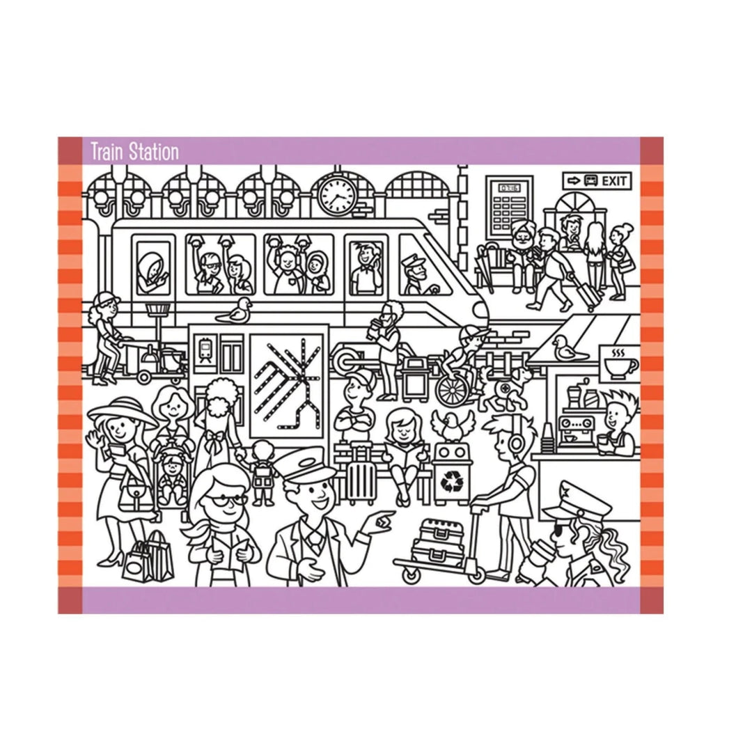 Seek &amp; Find Sticker Pad - Around Town - Tools 4 Teaching