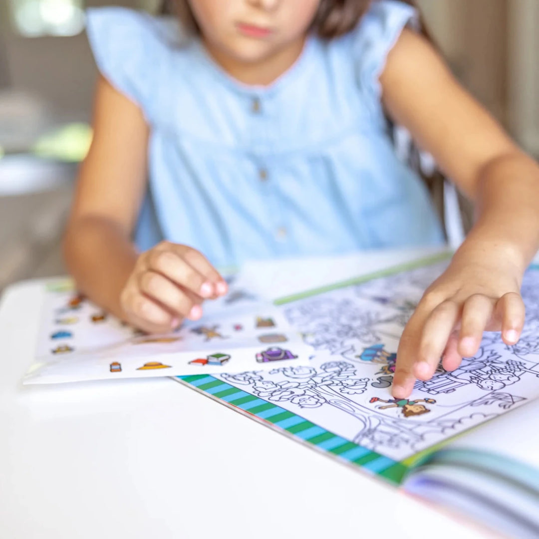 Seek &amp; Find Sticker Pad - Around Town - Tools 4 Teaching