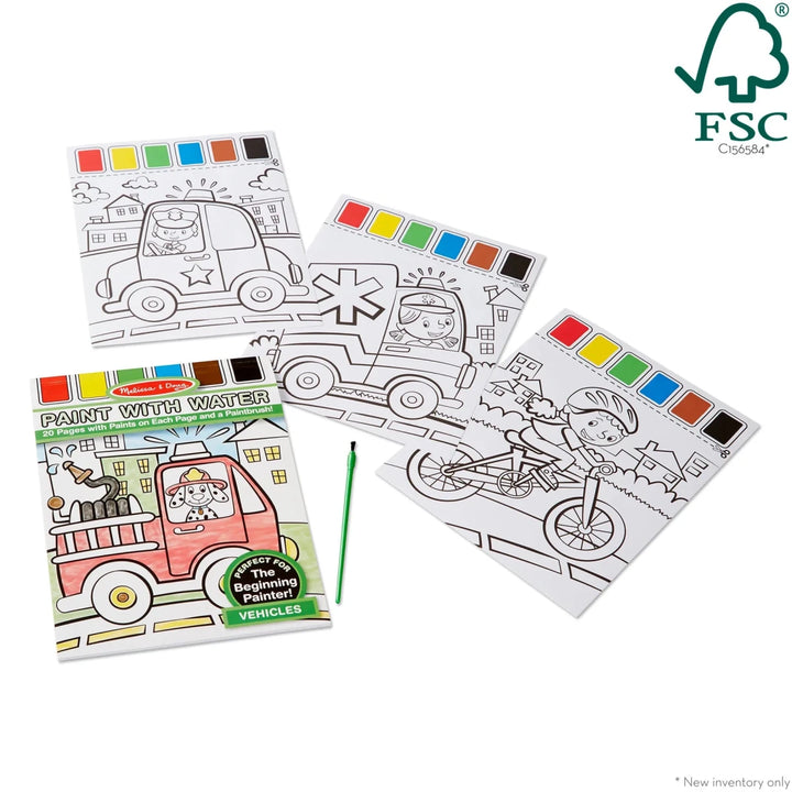 Paint with Water Vehicles - Tools 4 Teaching